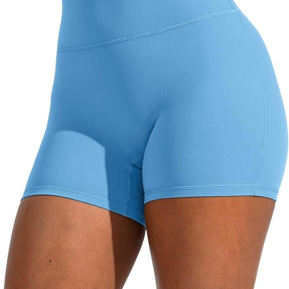 XL Unthewe‎ Women's Workout Gym Biker Shorts High Waisted Athletic Booty Yoga - Picture 1 of 9